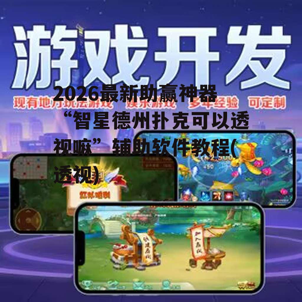 2026最新助赢神器“智星德州扑克可以透视嘛”辅助软件教程(透视) p2