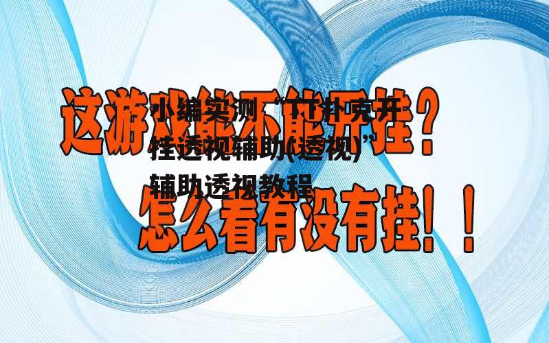 小编实测“TT扑克开挂透视辅助(透视)”辅助透视教程 p2